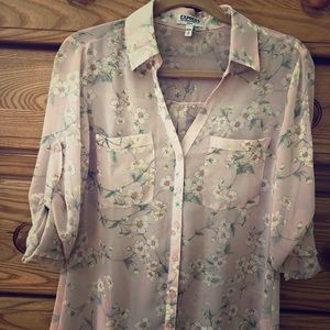 Express Portofino Convertible shirt- SLIM FIT